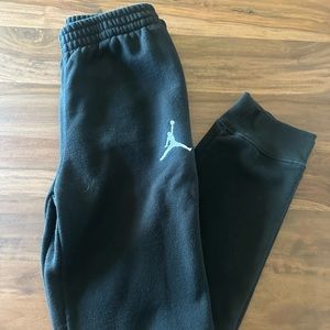 Kid's Black Jordan Sweatpants, Size Large 12-13